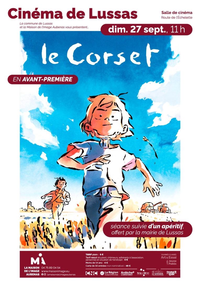 LE CORSET dim 27 sept 11h ciné apéro
