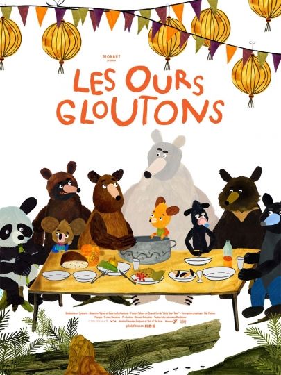 CINEMA DE LUSSAS SEANCE JEUNE PUBLIC "LES OURS GLOUTONS"