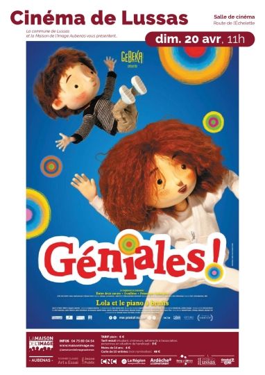 CINÉMA DE LUSSAS: GÉNIALES !