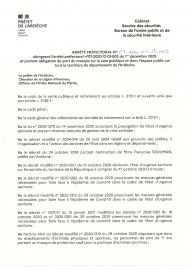 ARRÊTÉ PRÉFECTORAL PORT DU MASQUE