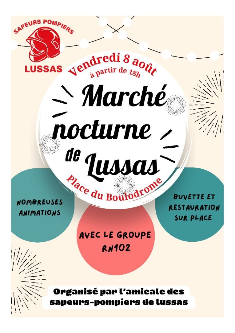 affiche marché 