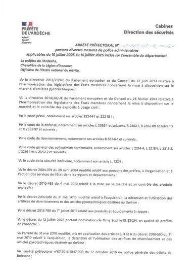 Arrêté 1