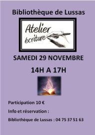 ATELIER ECRITURE