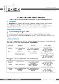 CAMPAGNE DE VACCINATION