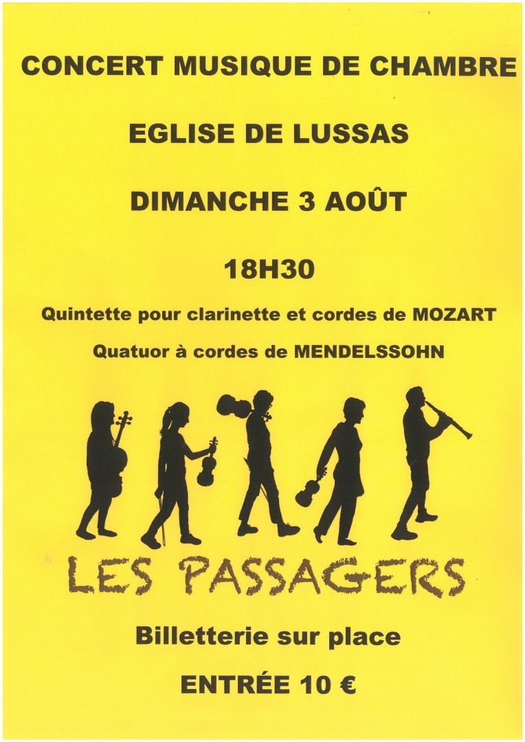 CONCERT DE MUSIQUE DE CHAMBRE