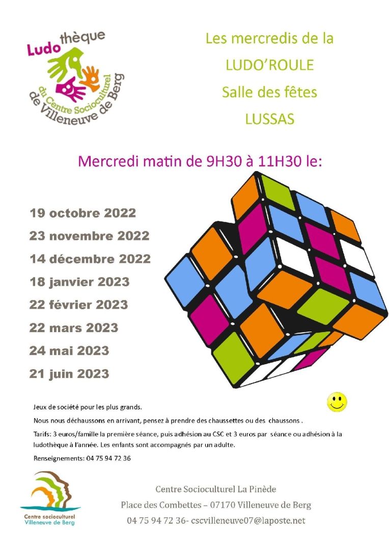 horaires ludoroule lussas