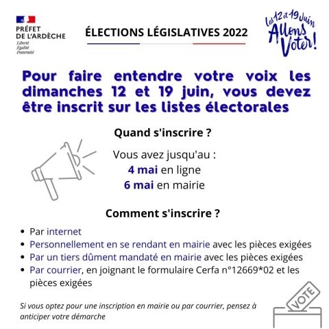 ELECTIONS LEGISLATIVES