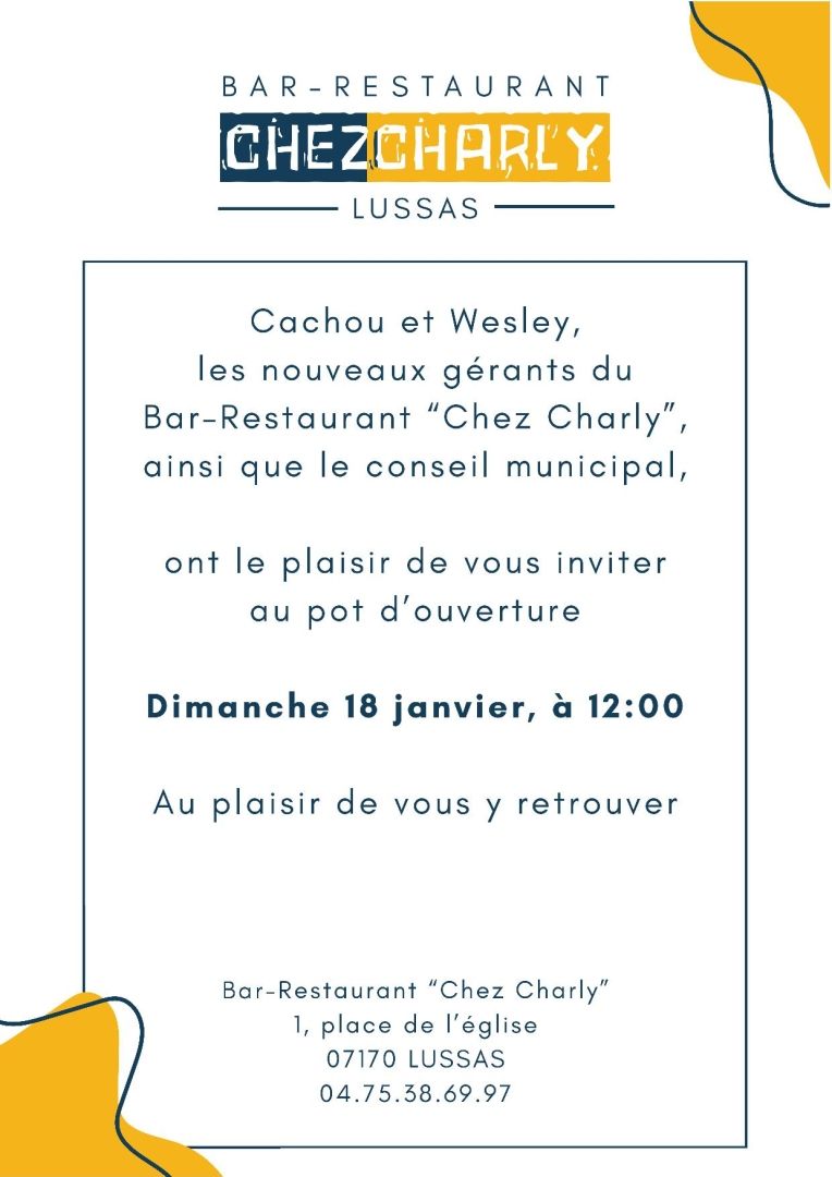 INAUGURATION CHEZ CHARLY