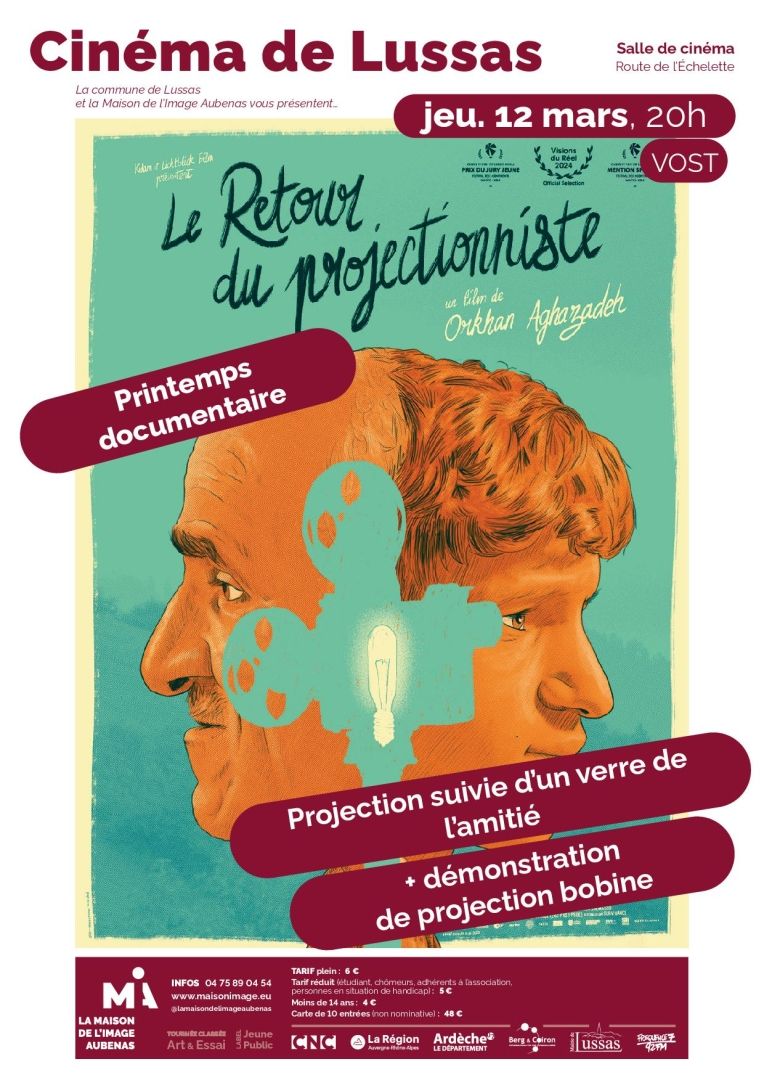 Jeudi 12 mars 20h00 le retour du projectionniste