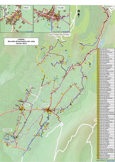 PLANS DENOMINATION  DE VOIES