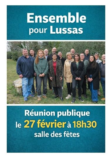REUNION PUBLIQUE