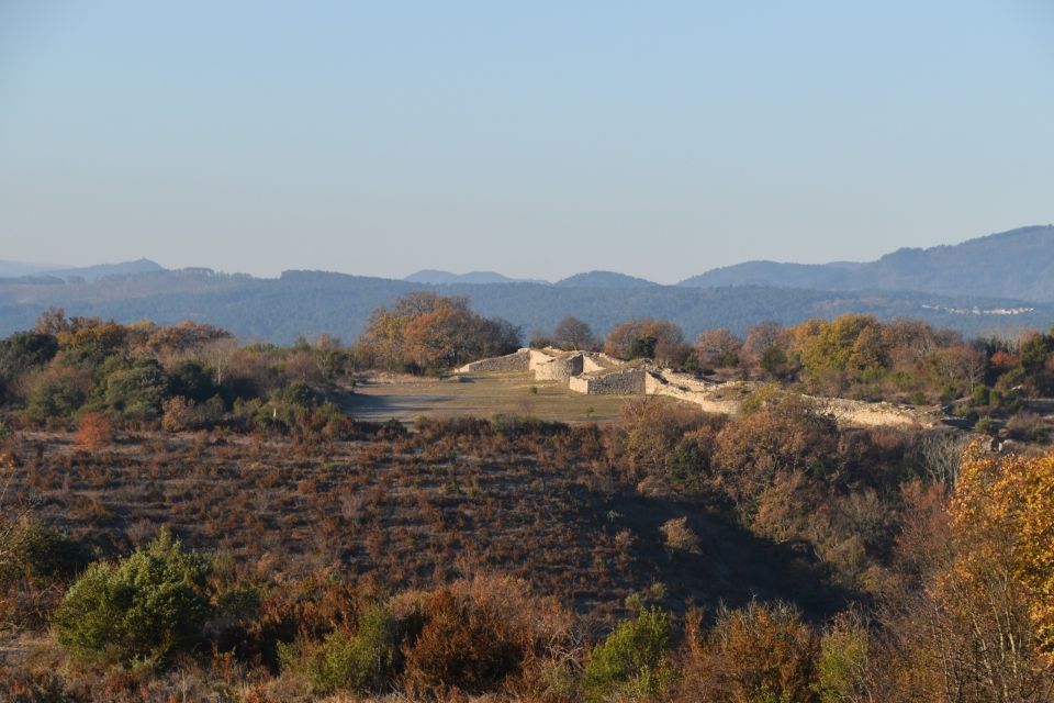 Vue du rempart et des cevennes (automne)